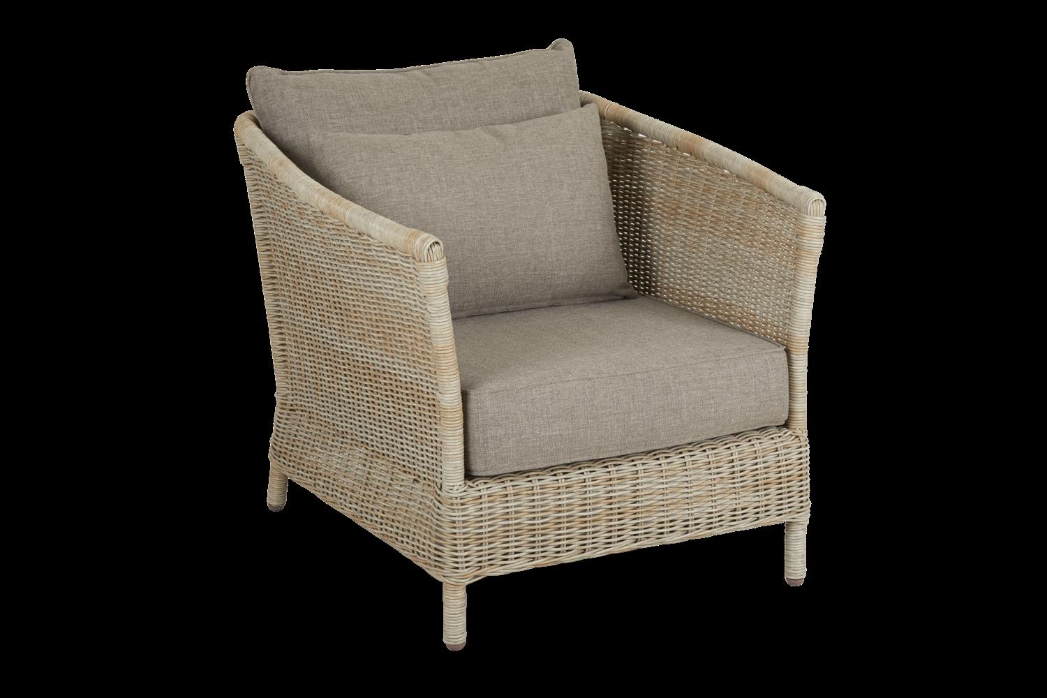 Brafab Aster Sessel beige mit Kissen