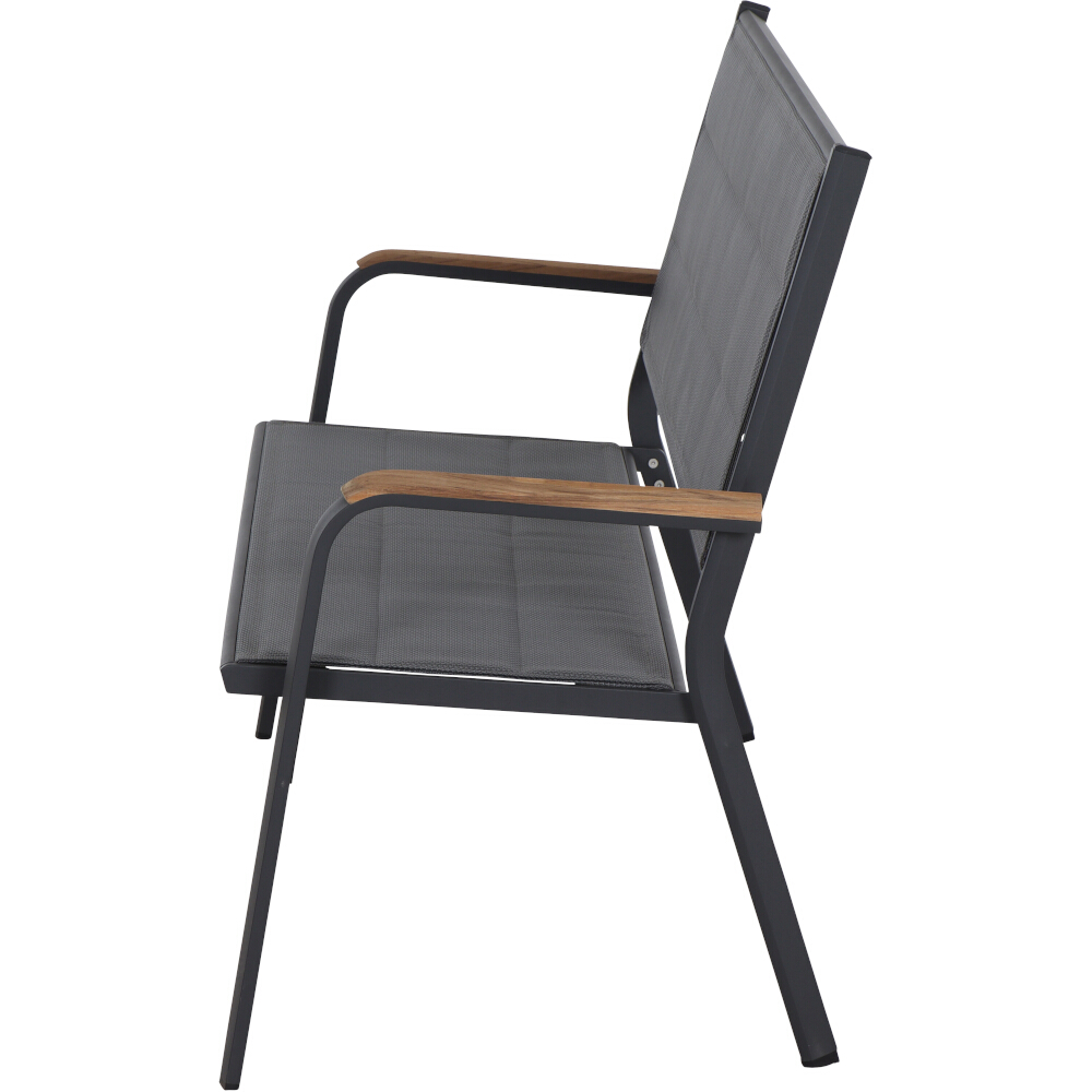 Siena Garden Tesoro Bank, matt-anthrazit Alu