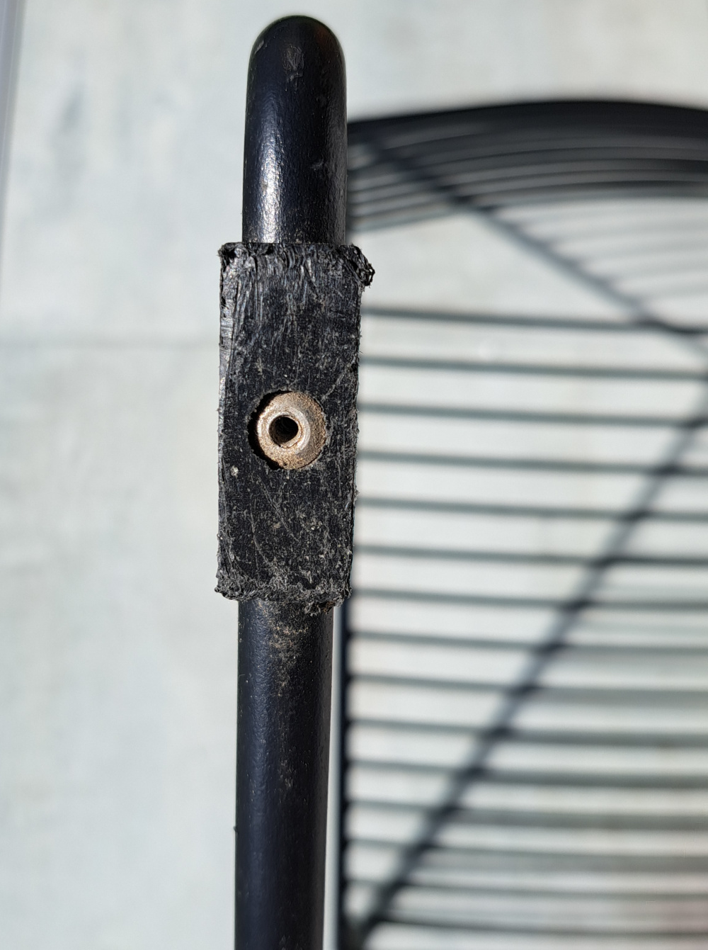 Flexfurn Stapelstuhl Wire Schwarzer Stahl B-Ware