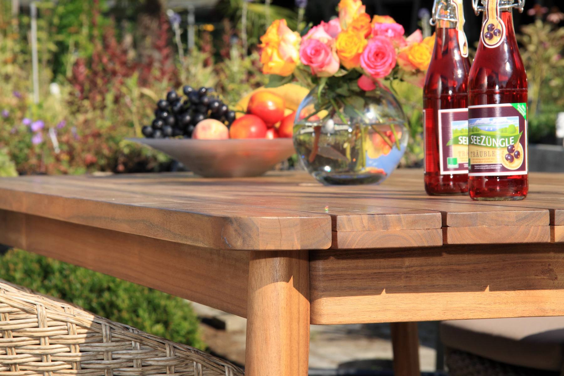 Acamp Atacama Tischgruppe teakfarben 5-teilig