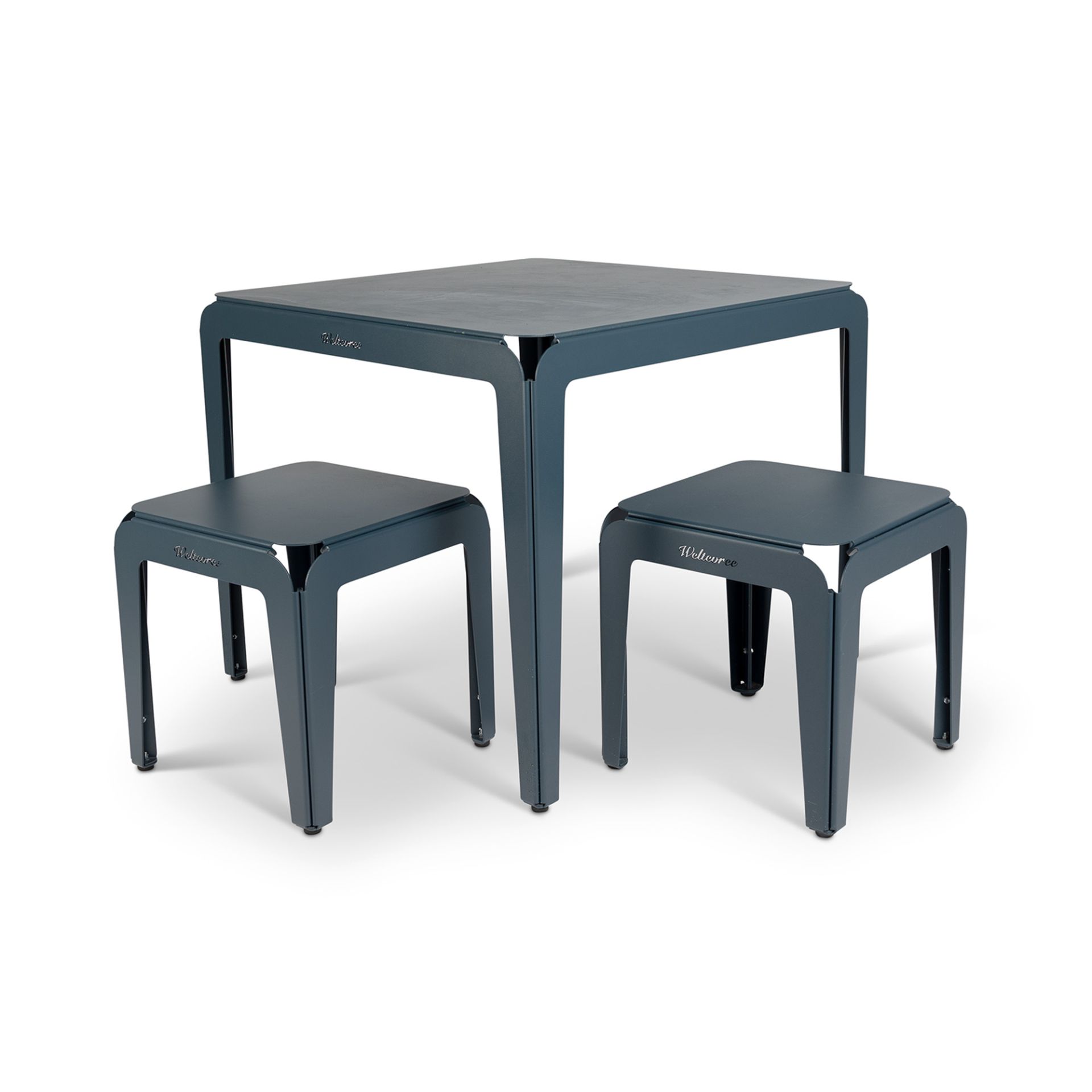 Weltevree Bended Hocker 45 Graublau
