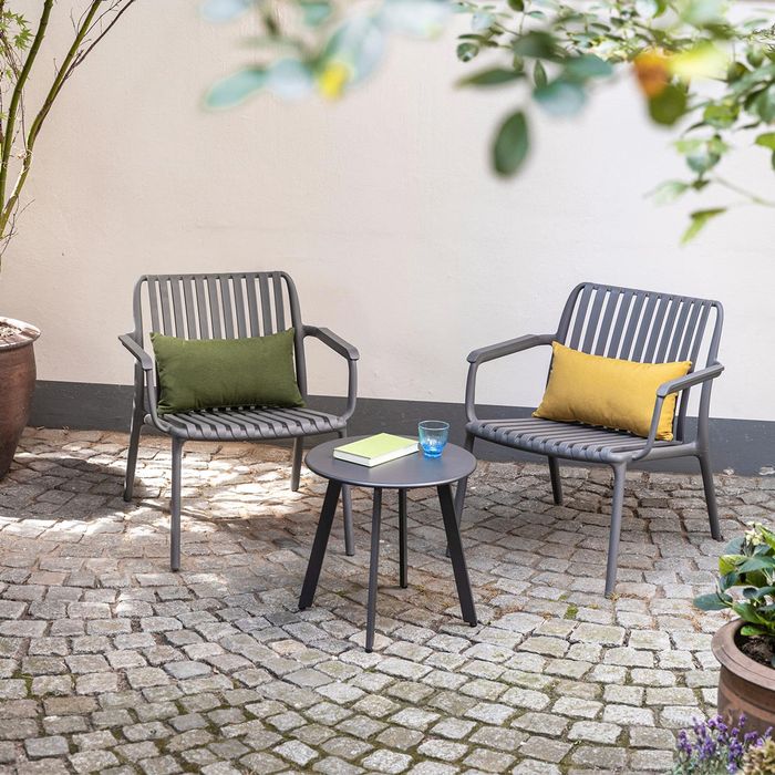 KETTLER Beistelltisch anthrazit D48 cm