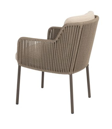 4Seasons Outdoor Bernini Dining Sessel terre Rope