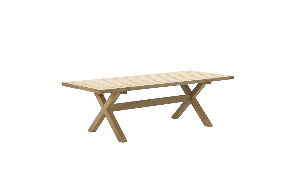 GARDEN Impressions La Plata Dining Tisch 240x100 - Akazie white wash