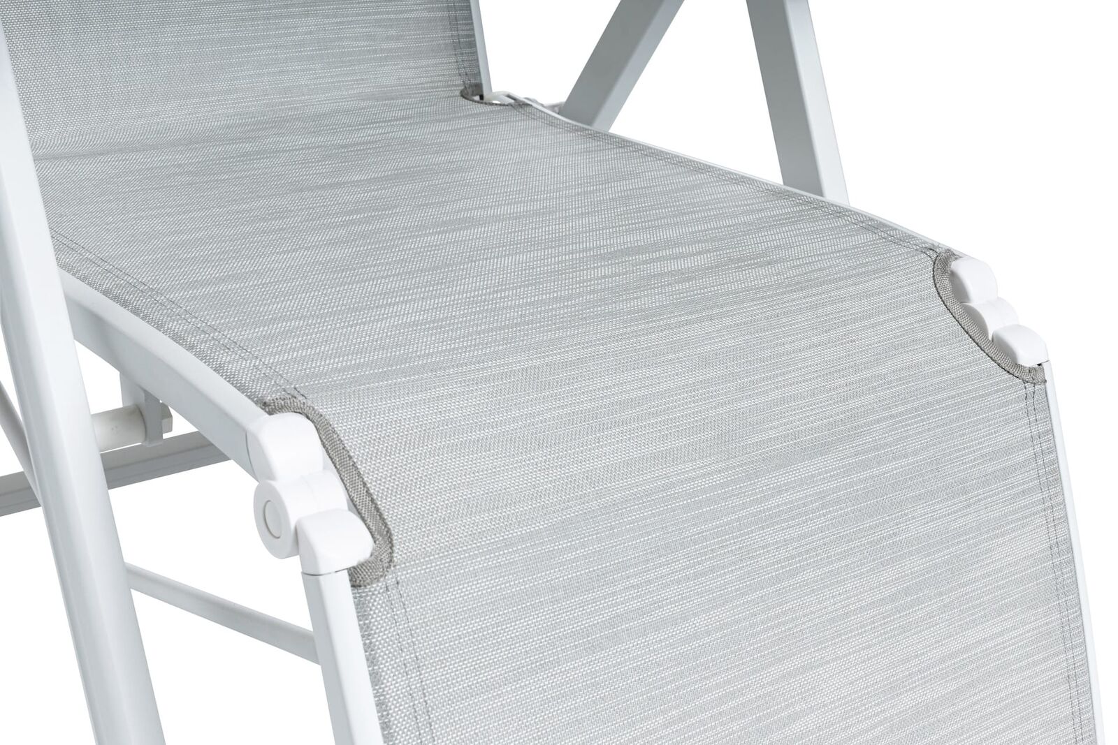 KETTLER BASIC PLUS Relaxsessel weiß matt/ hellgrau