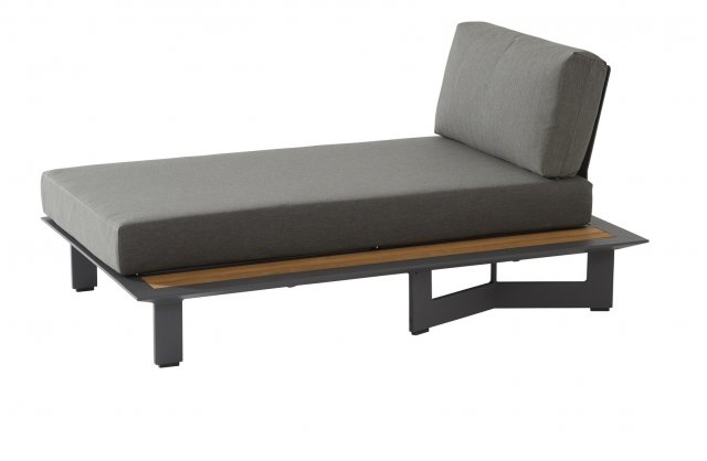 Taste by 4Seasons Lovina Platform Chaise Lounge links, inkl. 2 Kissen