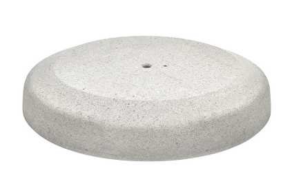 Glatz Betonsockel Z 30 kg rund 47 x 10 cm Beton hell - ohne Standrohr