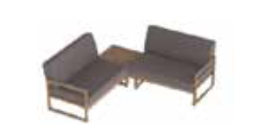 ARCO Cube Loungeelement Gruppe Medium mit Ecktisch