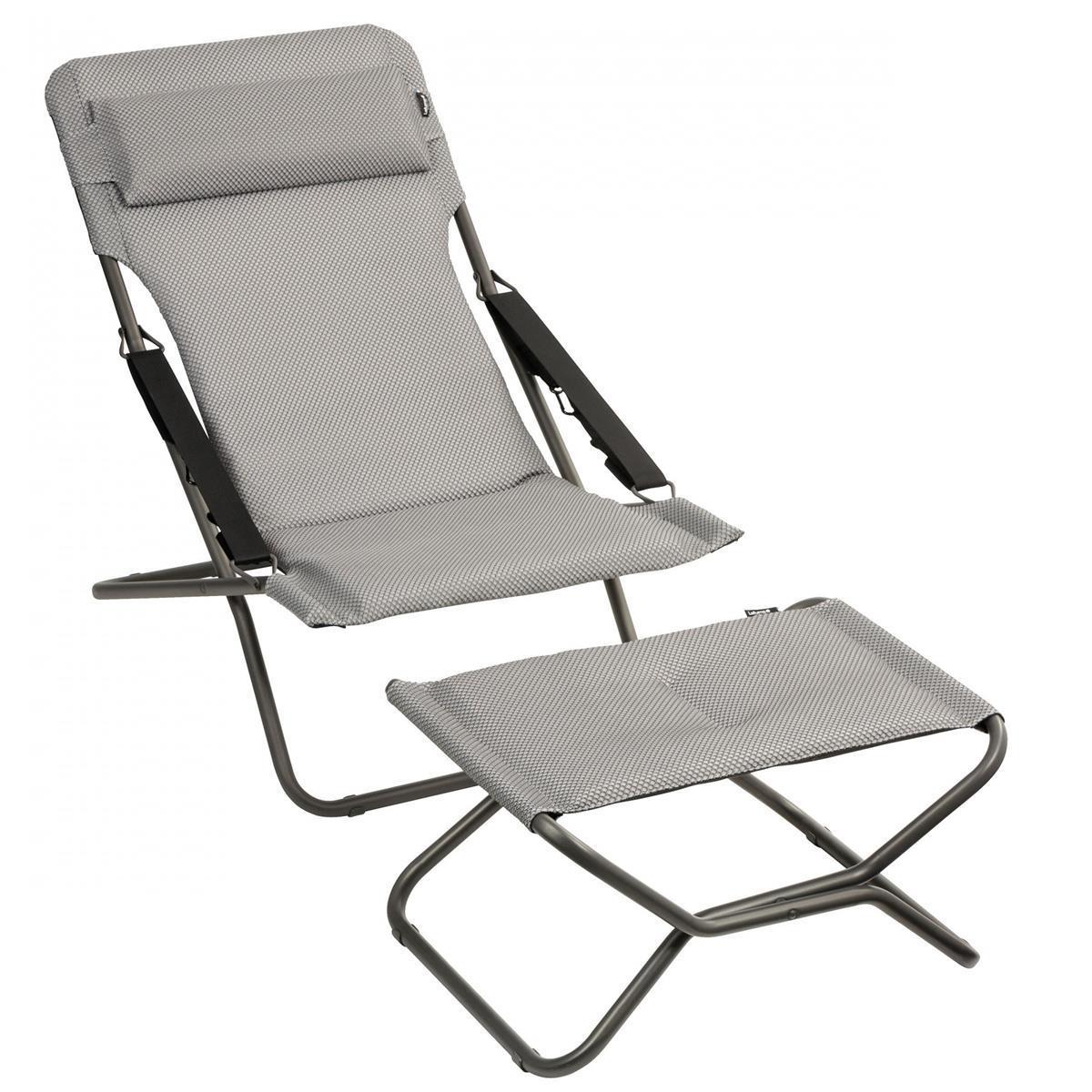 Lafuma TRANSABED mit Hocker Next BeComfort Titan/Silver