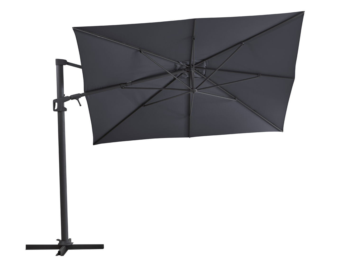 Brafab Sonnenschirm Vinovo 300x300 cm Anthrazit/Grau