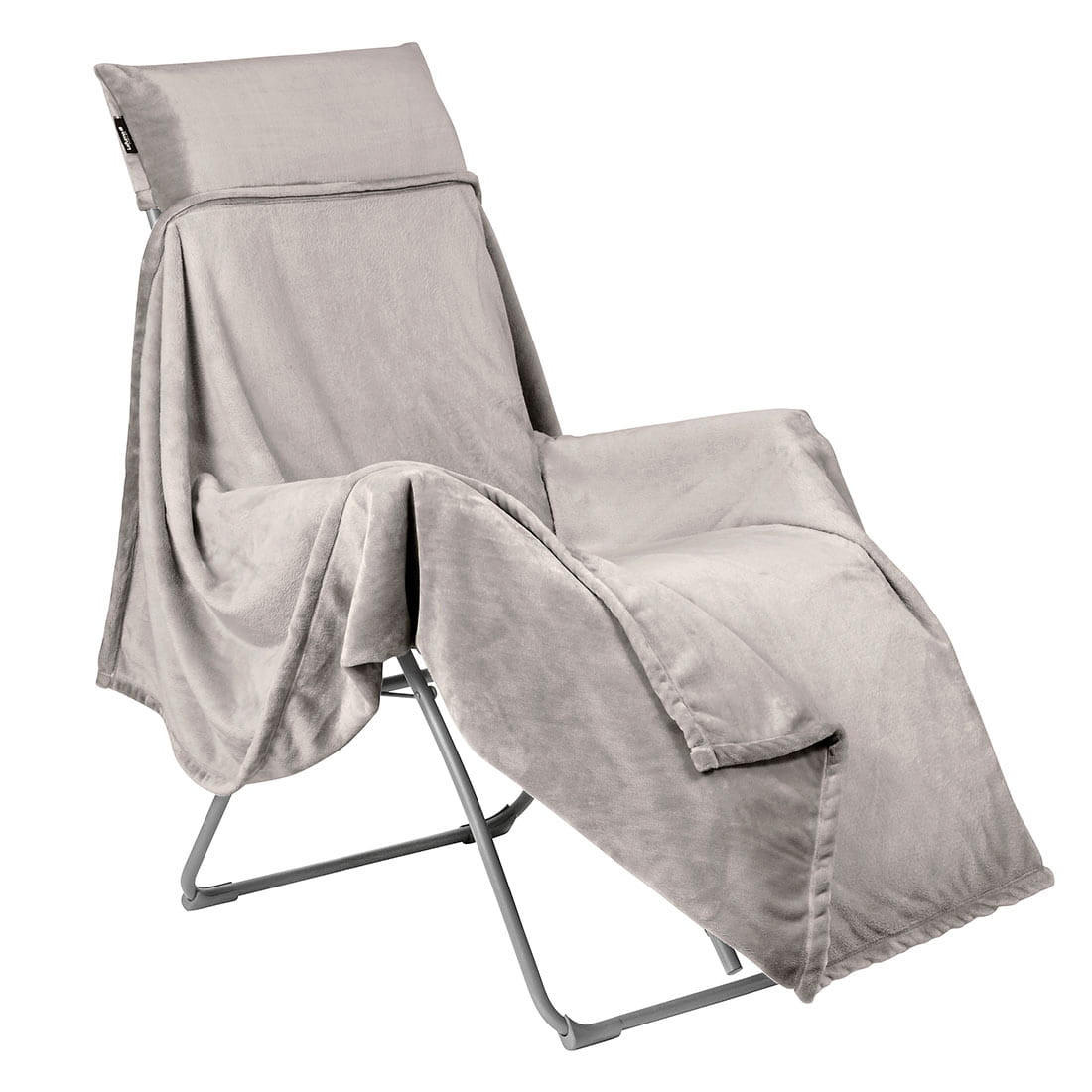 Lafuma FUTURA Be Comfort Titan/Dark Grey inkl. Fleece-Auflage beige