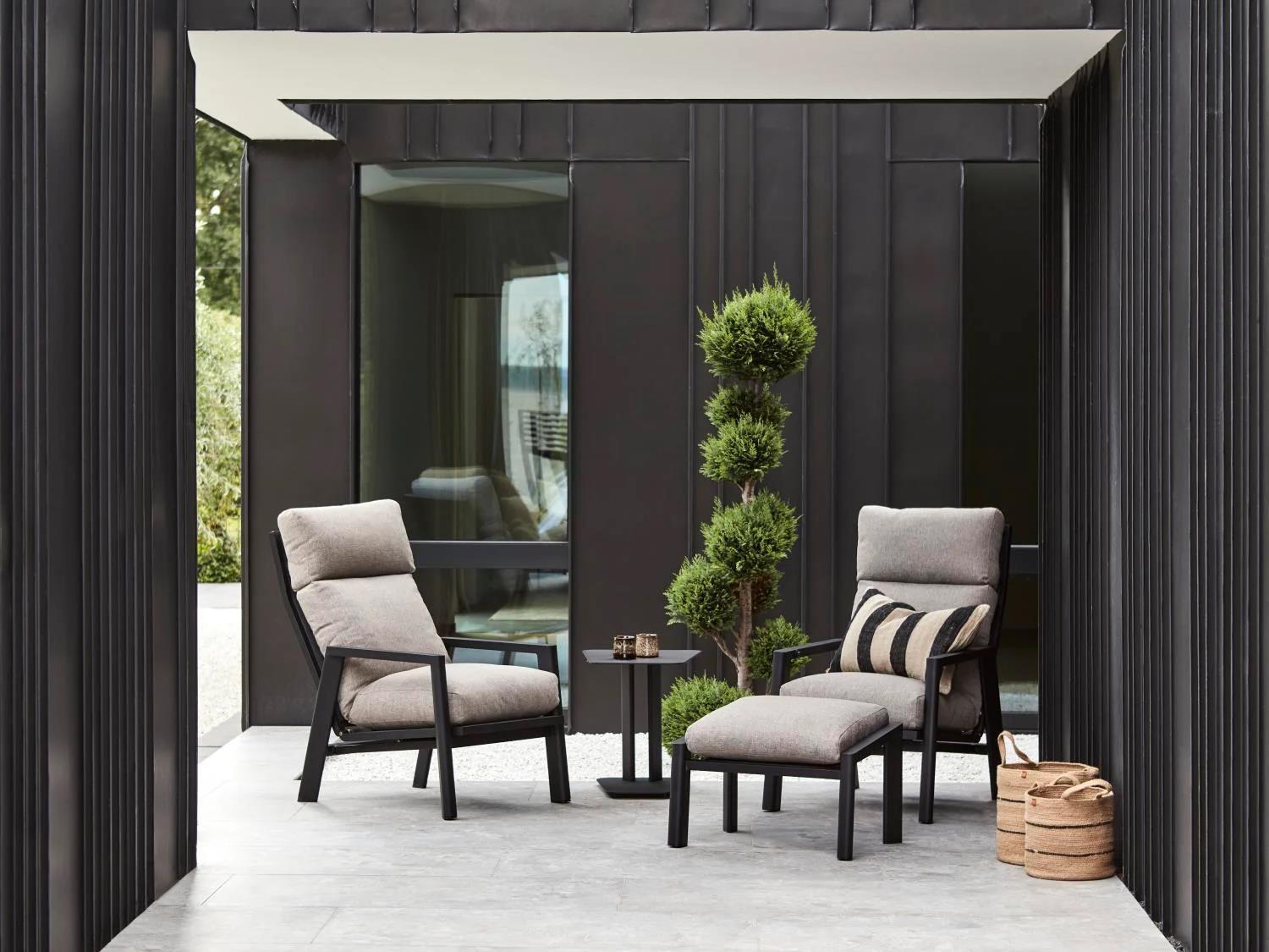 Brafab Positionssessel Slide Schwarz/Ash