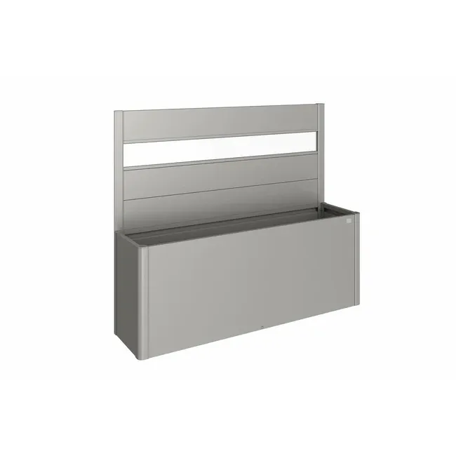 Biohort Sichtschutz zu HochBeet Gr. 4x1 m mit Acrylglas quarzgrau-metallic