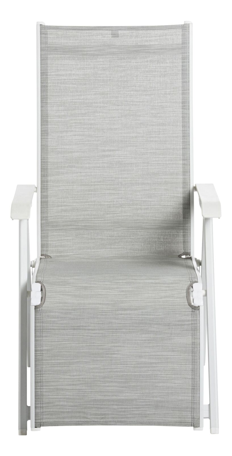 KETTLER BASIC PLUS Relaxsessel weiß matt/ hellgrau