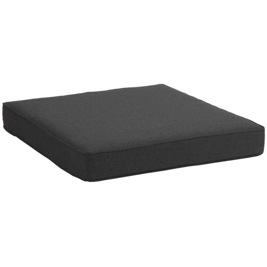 Stern NEW HOLLY Sitzkissen zu Beistelltisch/Hocker seidenschwarz