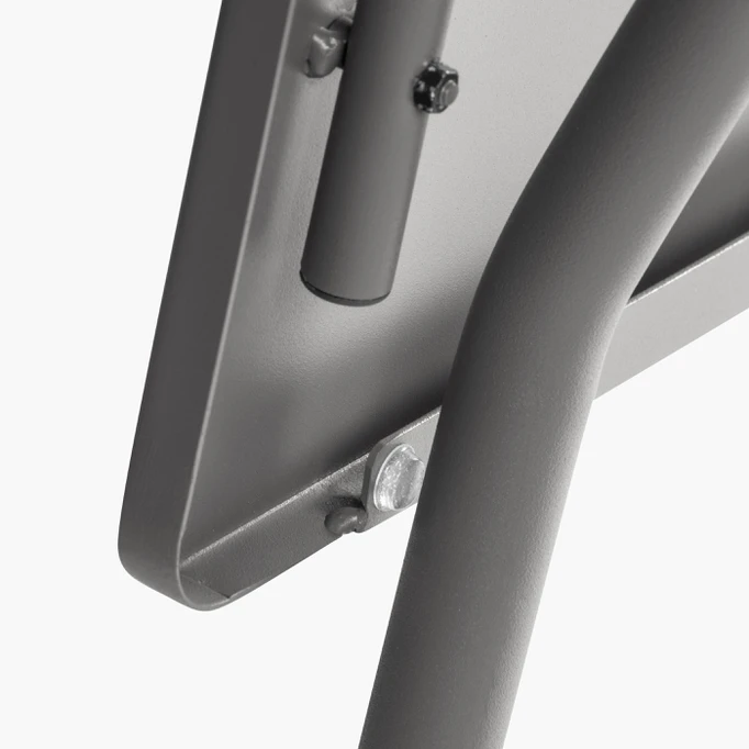 Lafuma Balcony Tisch 70x64 cm Metall-Platte Stahl Titane