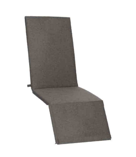 KETTtex KTH 2 mit Reißverschluss Auflage Cirrus-Relax 175x50x4 cm anthrazit floral