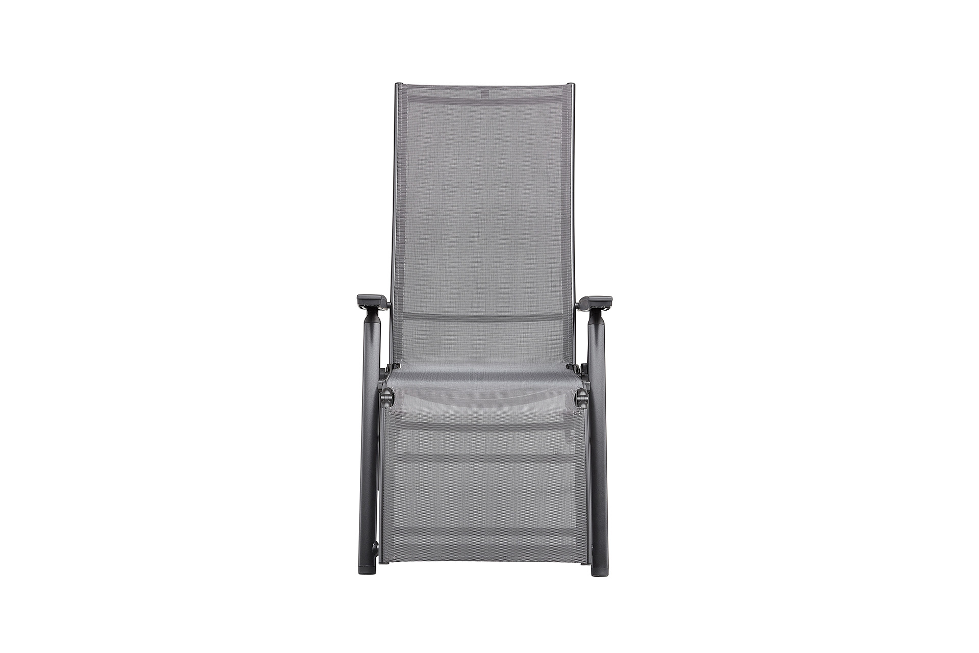 Kettler CIRRUS Silver-Line Relaxsessel XL, anthrazit/anthrazit-grau, Aluminium/Outdoorgewebe