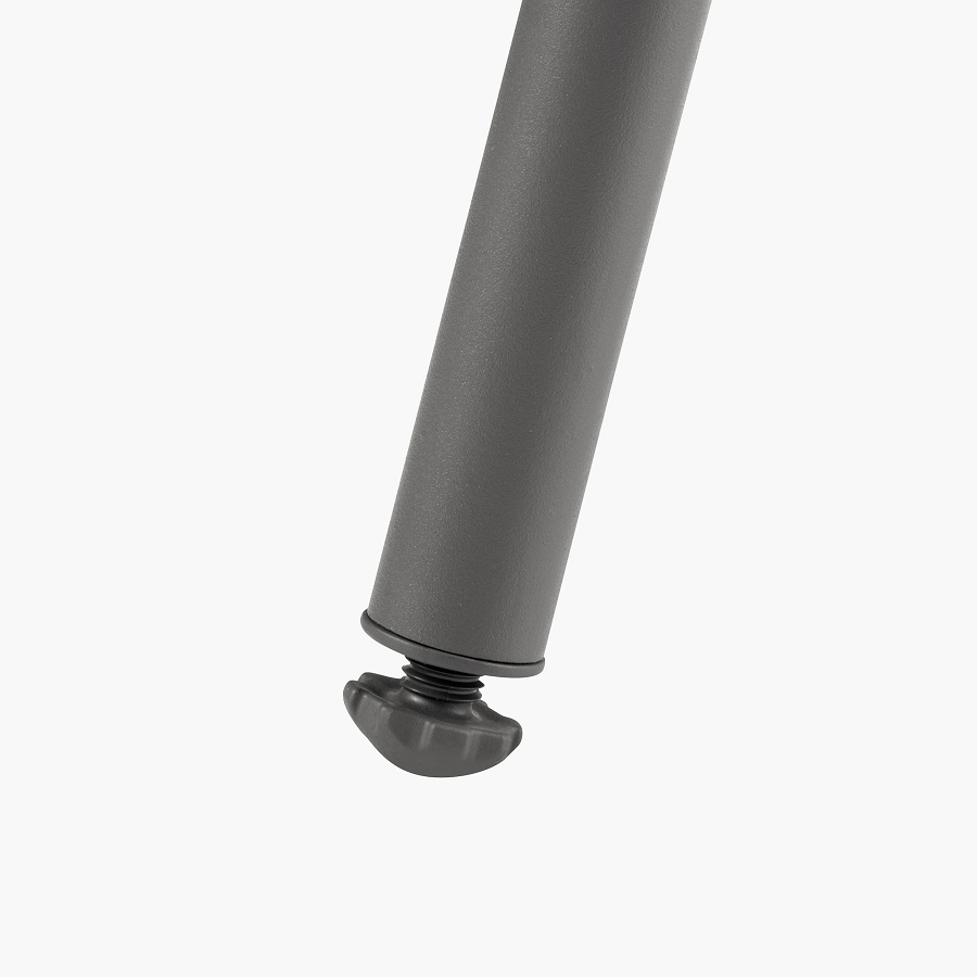 Lafuma Balcony Tisch 70x64 cm Metall-Platte Stahl Titane