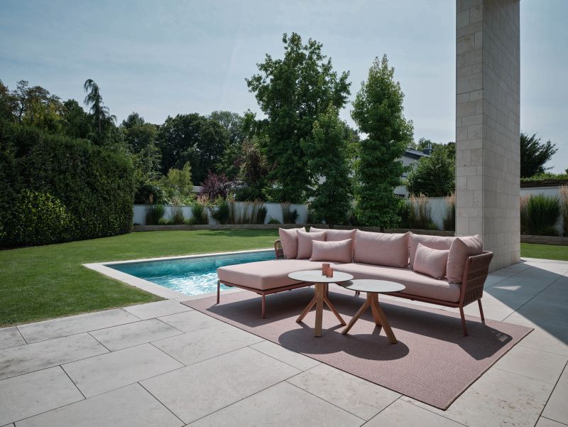 Stern Outdoorteppich 200x300 cm Kordel Terra