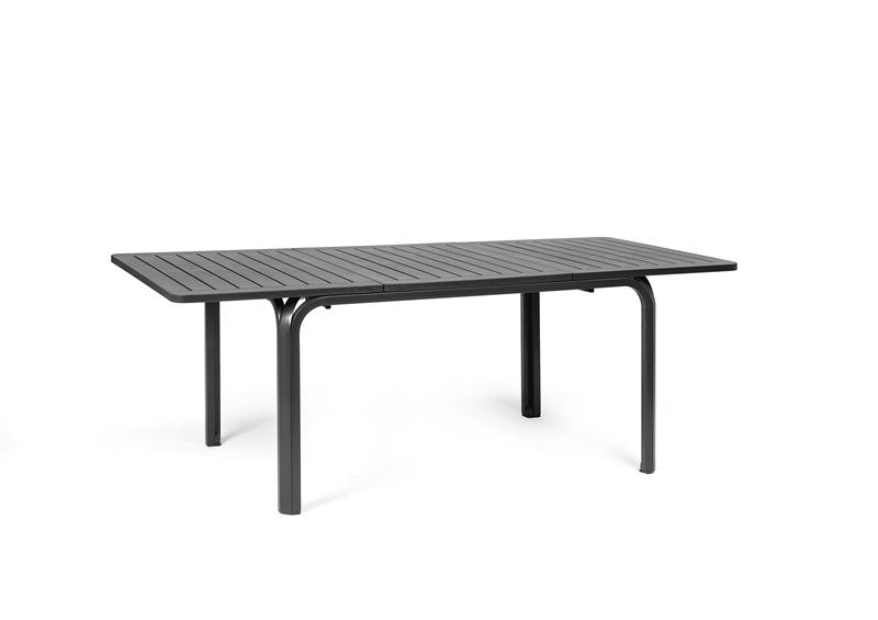 Nardi Alloro Ausziehtisch 140-210 x 100 cm ausziehbar ANTRACITE (ANTHRAZIT)