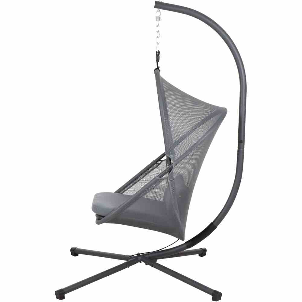 Siena Garden YOBAYA Hängesessel Stahl matt-anthrazit/calm blue