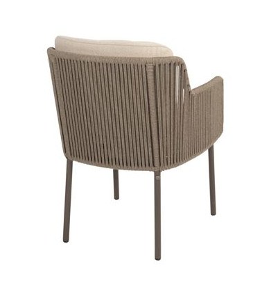 4Seasons Outdoor Bernini Dining Sessel terre Rope