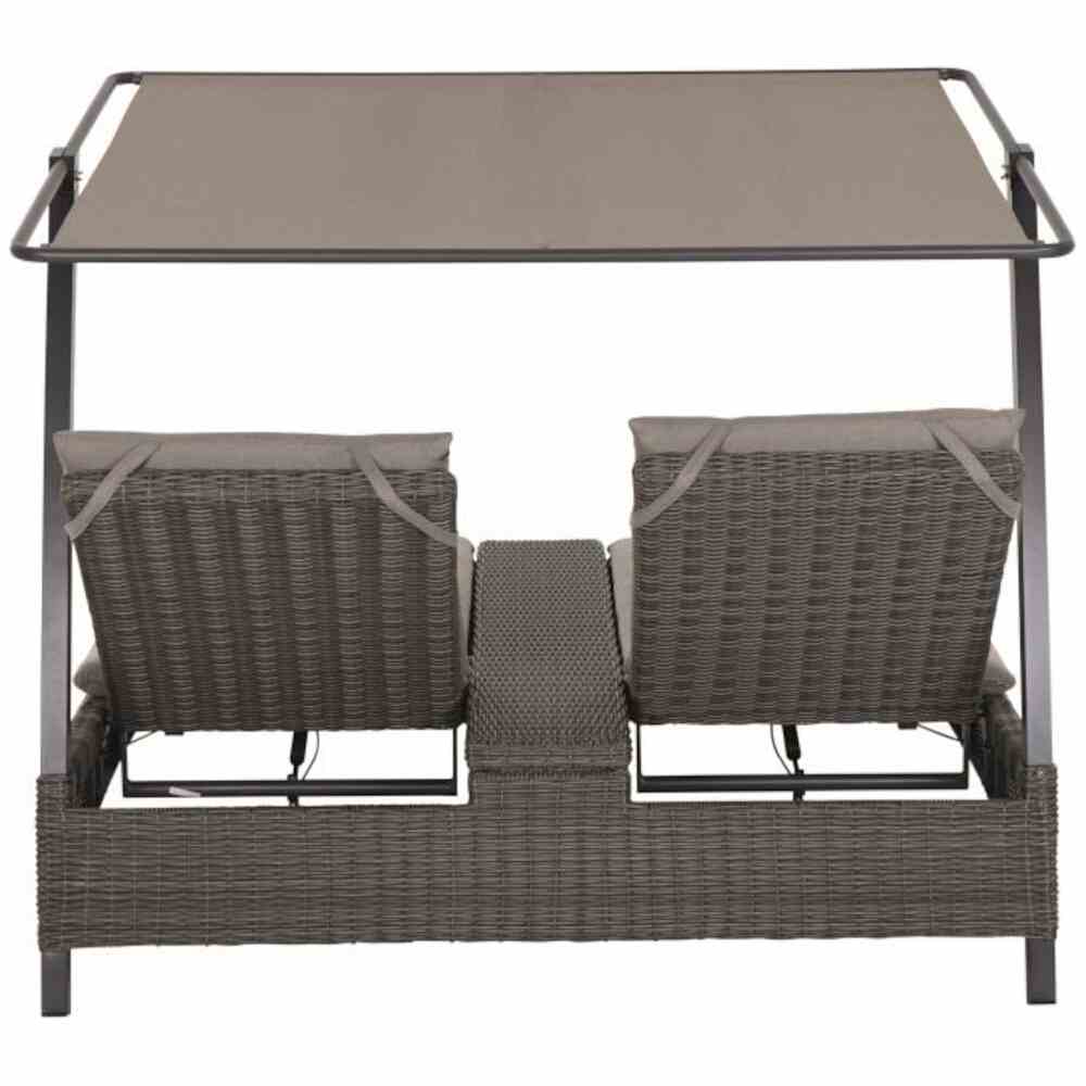 Siena Garden CORIDO Daybed Aluminium/Geflecht charcoal grey