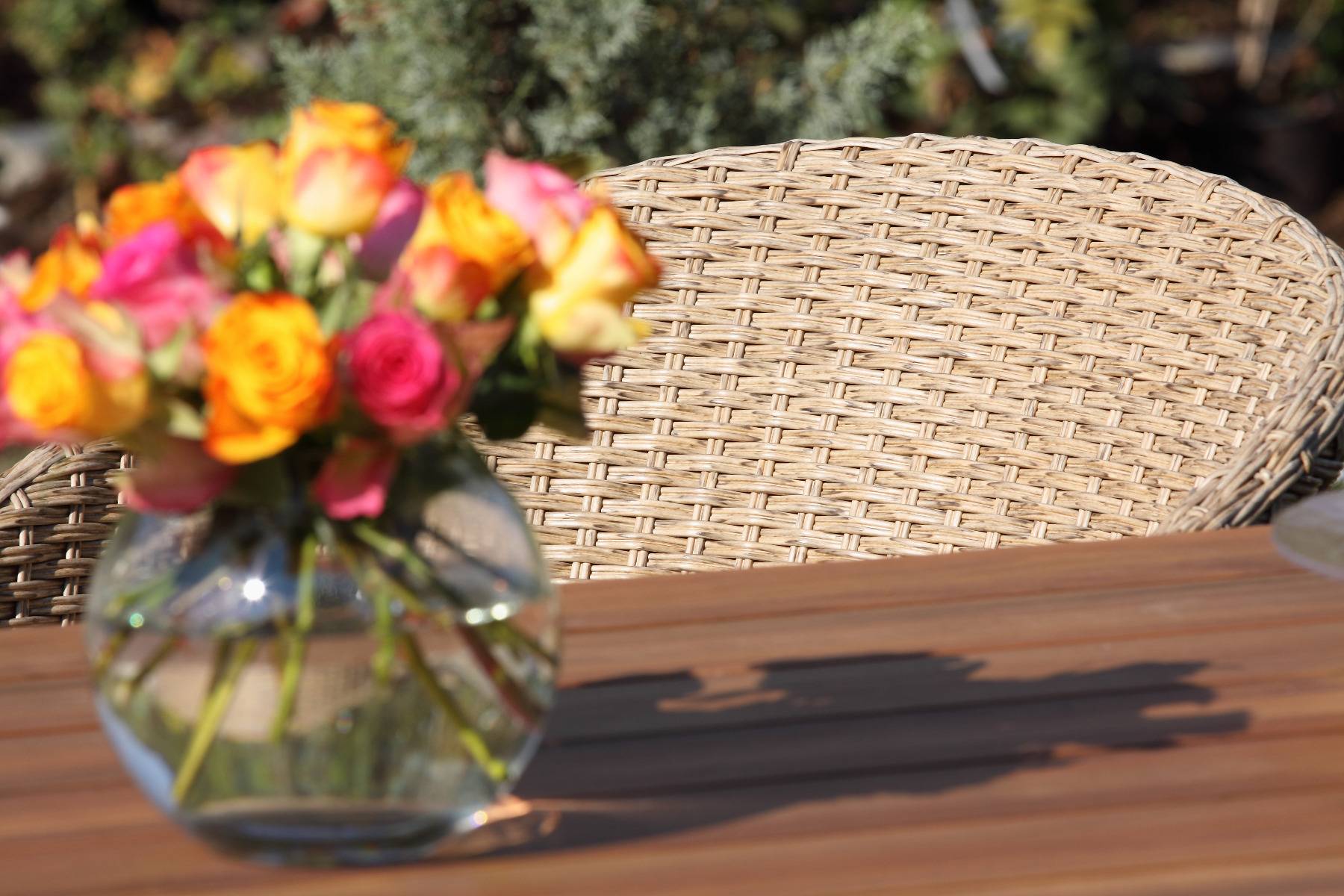 Acamp Atacama Tischgruppe teakfarben 5-teilig