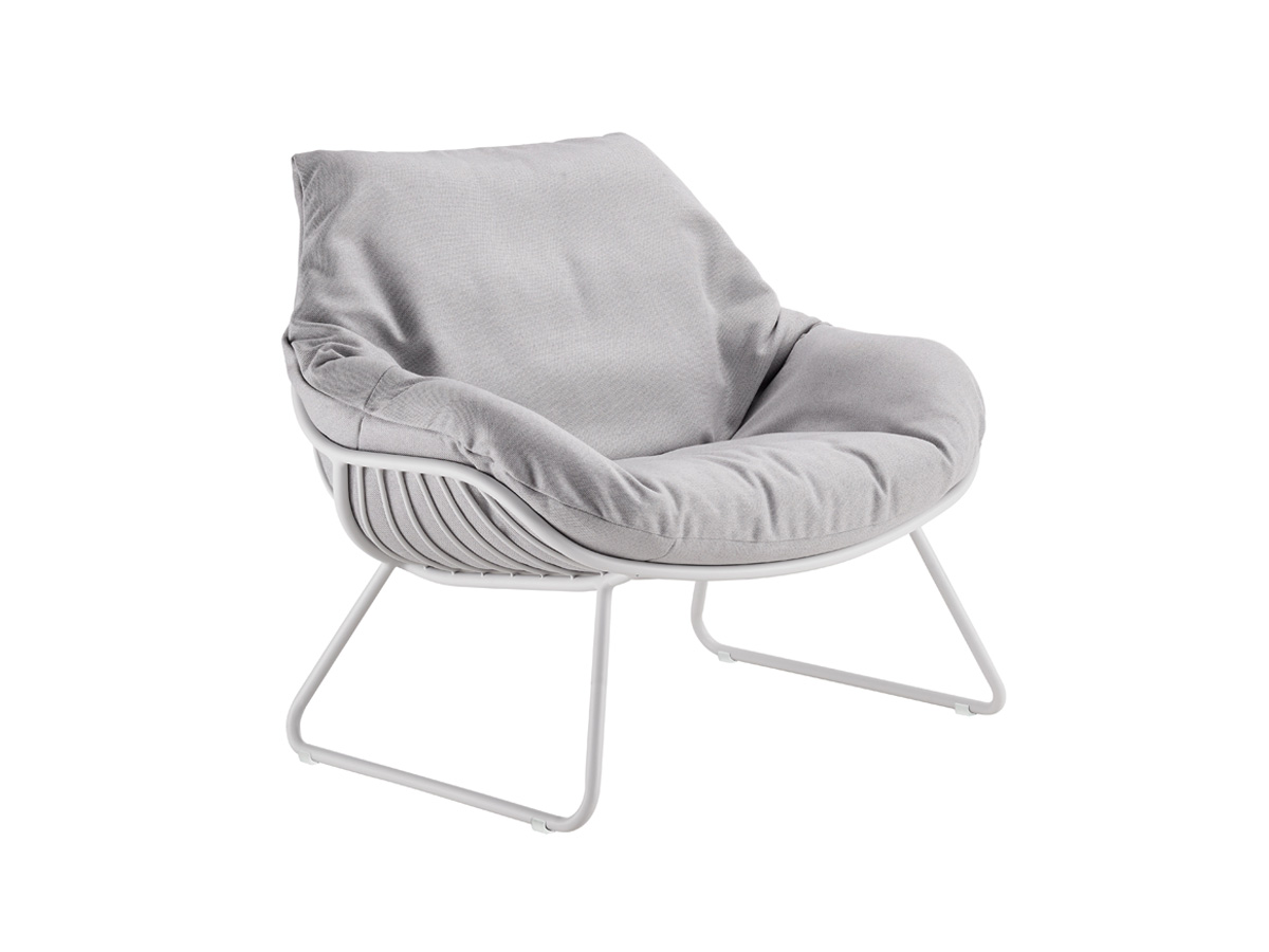 Solpuri CHILL Loungesessel LX inkl. Sitz-/Rückenpolster Premium weiss