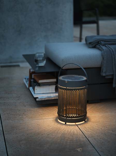 Solpuri STAR Solar Leuchte klein - Alu anthracite String Flex + Fernbedienung