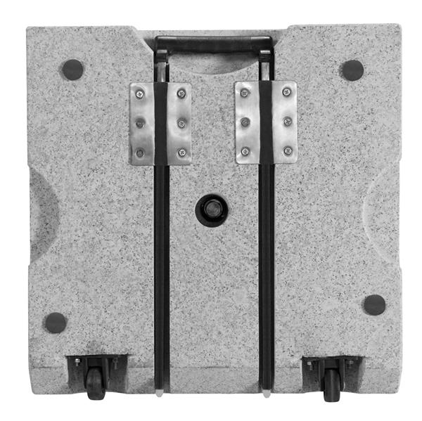 Doppler Trolly Granitsockel ACTIVE 40 Kg Mit Rollen