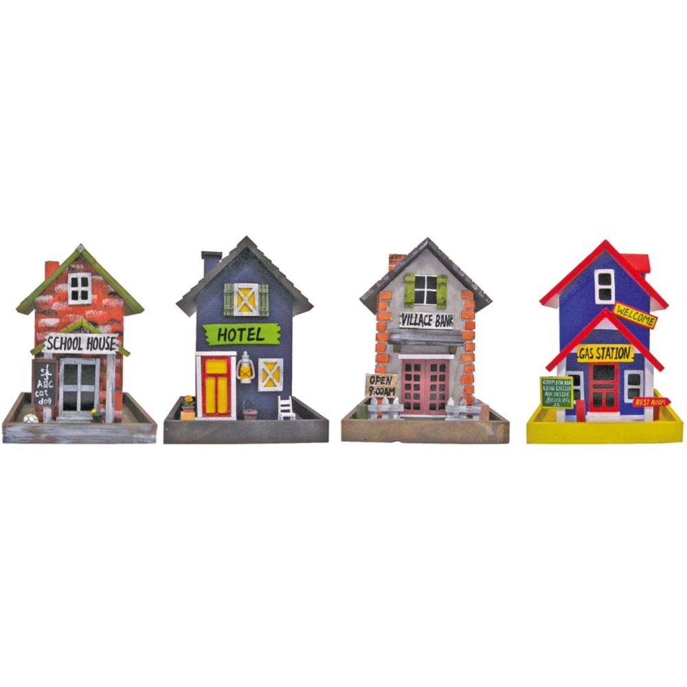 Futterhaus für Vögel, bunt bemalt