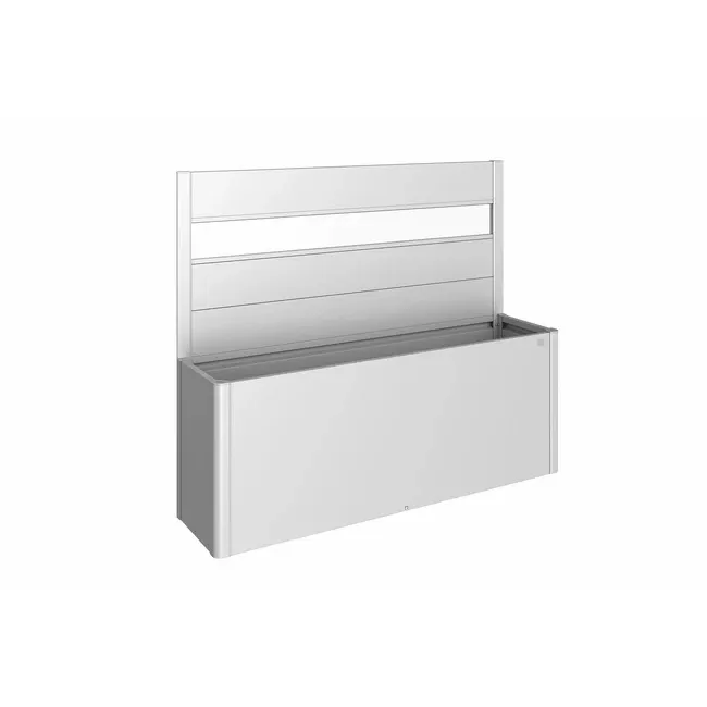 Biohort Sichtschutz zu Pflanzbeet Belvedere (1Stk) mit Acrylglas Gr. 200 silber-metallic