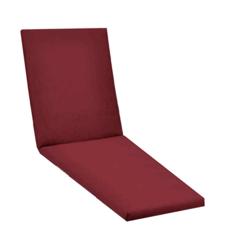 KETTtex KTH 2 mit Reißverschluss Auflage Liege 200x60x4 cm rot