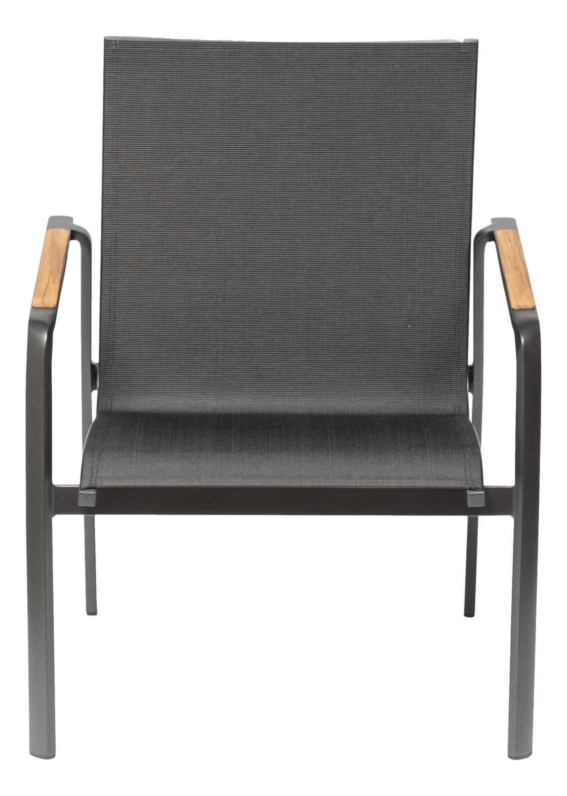 Kettler DIAMOND Loungesessel anthrazit/ charcoal/Teakholz