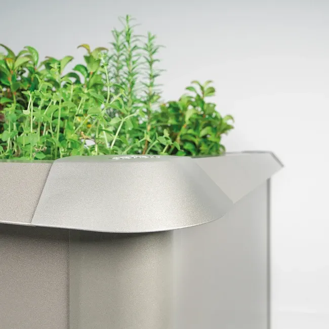 Biohort Schneckenschutz für HochBeet 1x1 silber-metallic