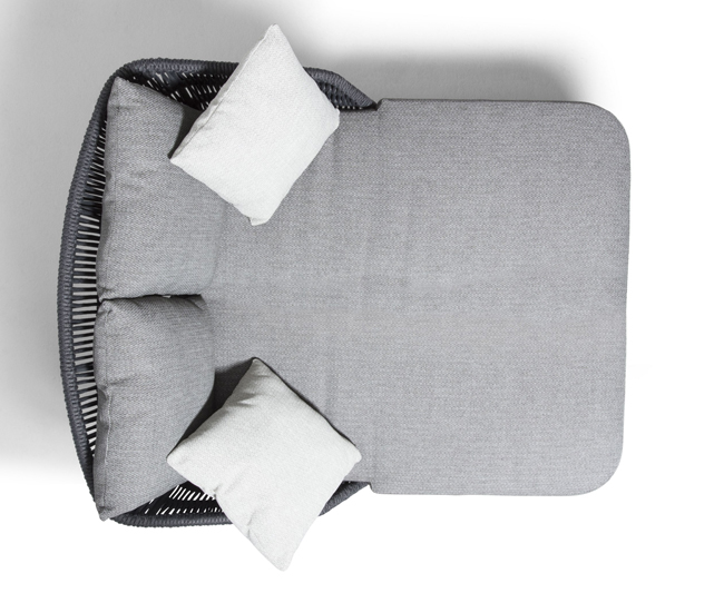 4Seasons Outdoor Marbella Doppel-Liege, inkl. 5 Kissen