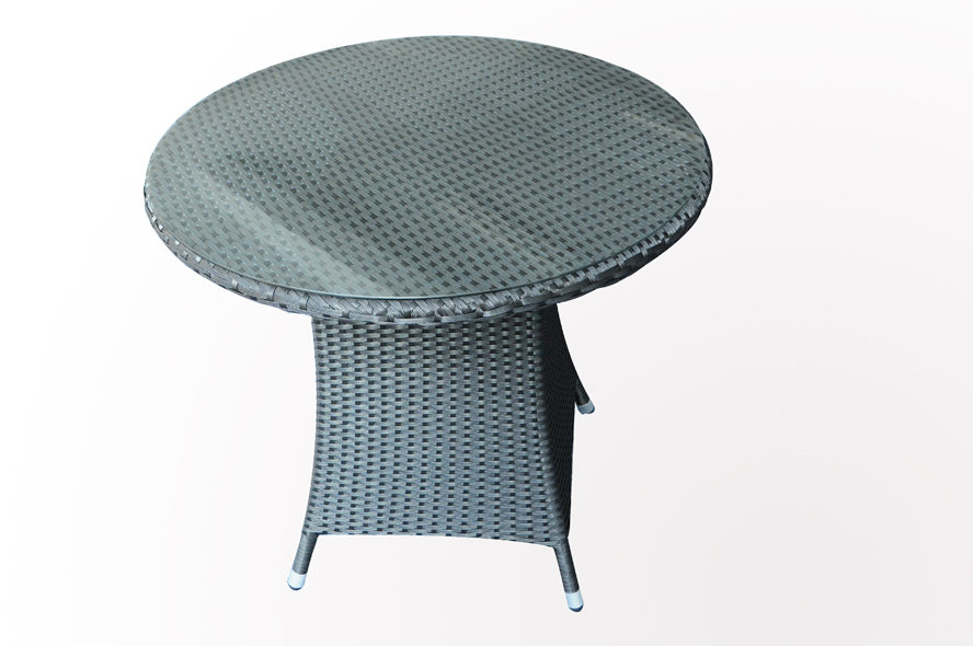 GARINO® Premium Polyrattan Tisch 4005 braun ohne Glasplatte