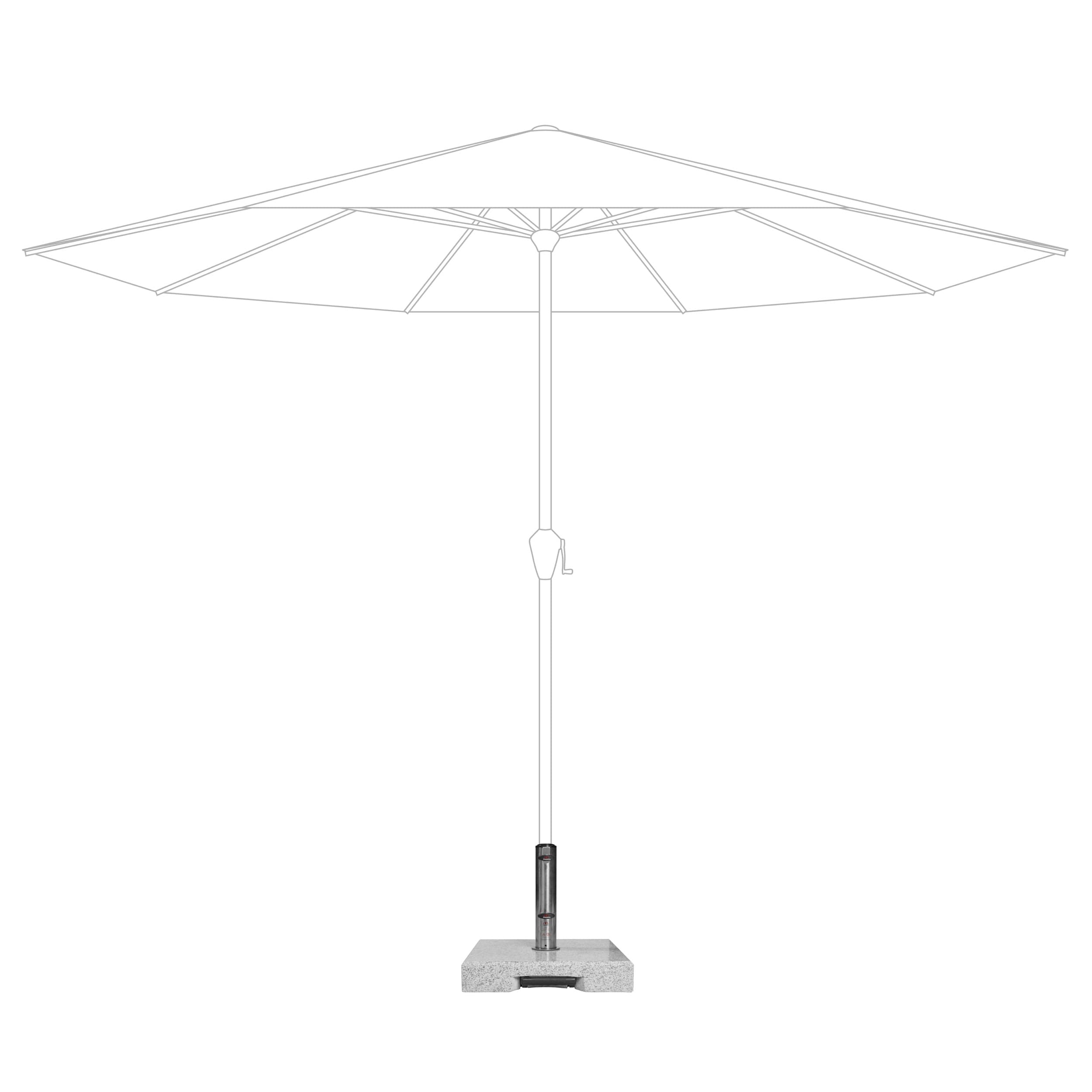 Doppler Trolly Granitsockel ACTIVE 40 Kg Mit Rollen