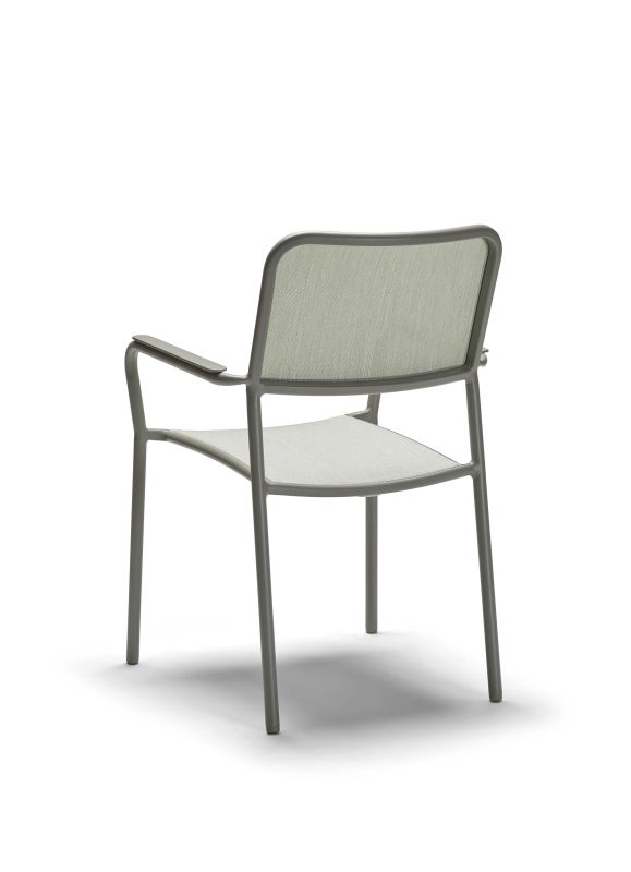 Stern Joris Stapelsessel Aluminium/Textilene Pistazie/Avocado Light