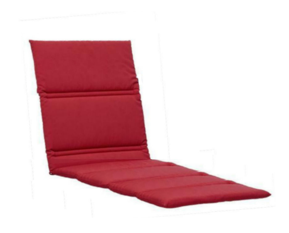 KETTtex KTA 1 BASIC Auflage Liege 200x60x3 cm rot