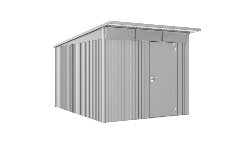 Biohort Gerätehaus AVANTGARDE® dunkelgrau-metallic Doppeltür A3 (180 x 300 cm)