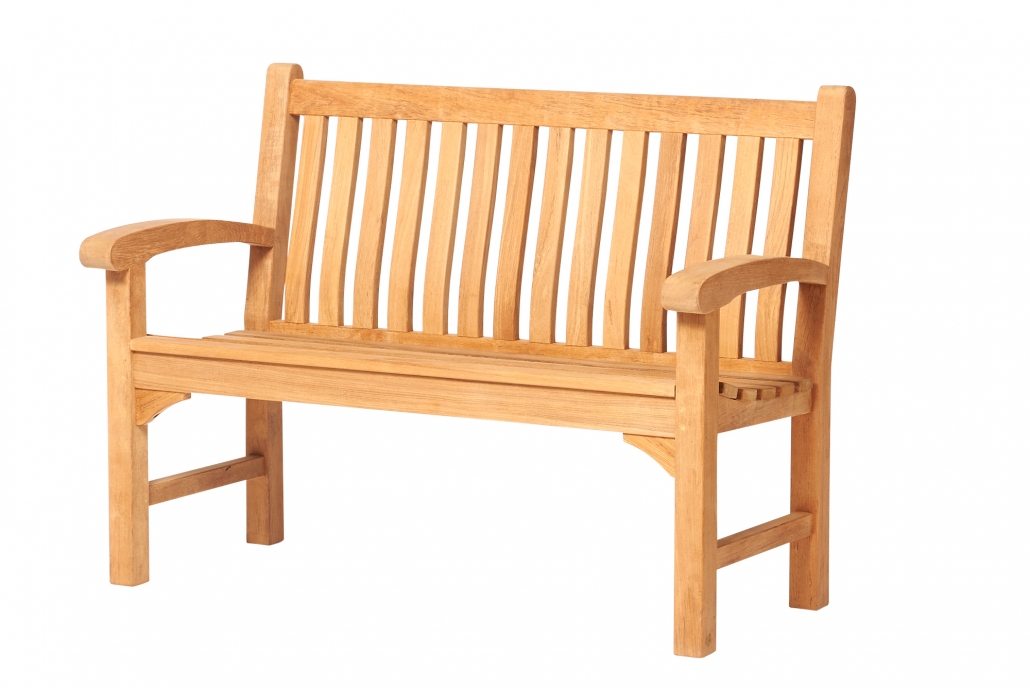 Traditional Teak Gartenbank Victoria 185 cm Teakholz