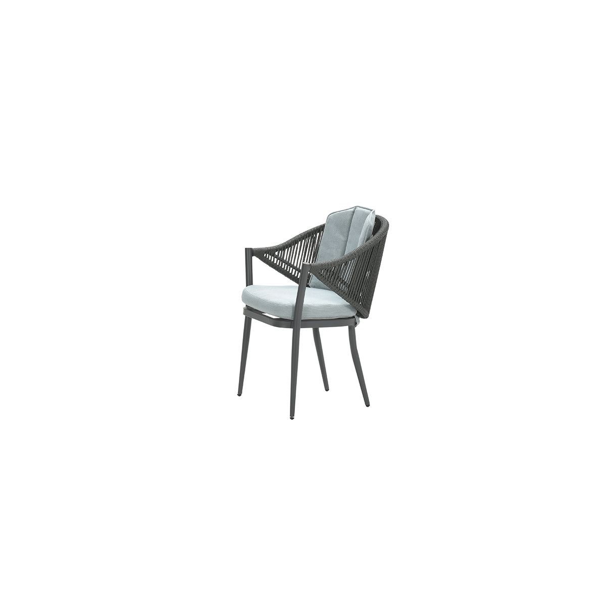 GARDEN Impressions Monica Dining Sessel carbon black/mint grey