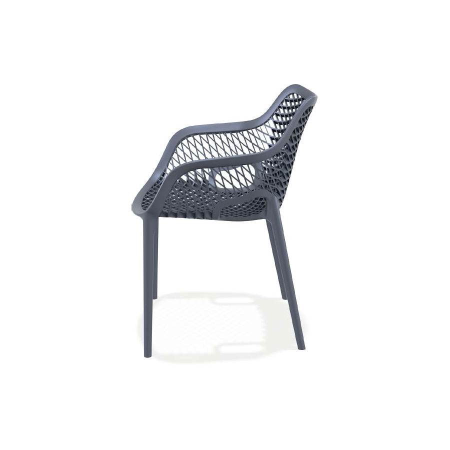 Grattoni GS 1051 Loungesessel Polypropylene Dunkelgrau