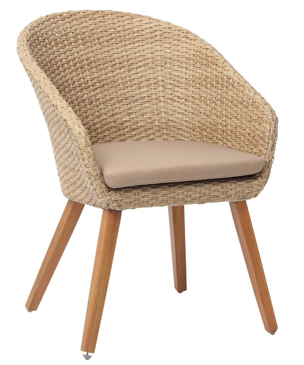 Acamp Atacama Tischgruppe teakfarben 5-teilig