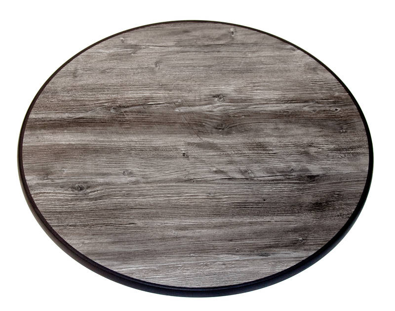 Tischplatte Lagos 70 cm rund vintage Pinie von SonnenPartner
