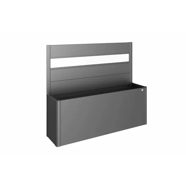 Biohort Sichtschutz zu Pflanzbeet Belvedere (1Stk) mit Acrylglas Gr. 200 dunkelgrau-metallic