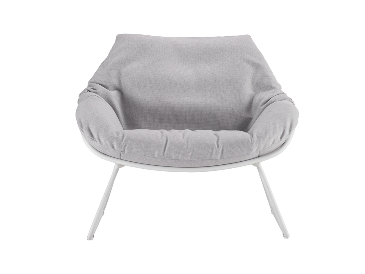 Solpuri CHILL Loungesessel LX inkl. Sitz-/Rückenpolster Premium weiss